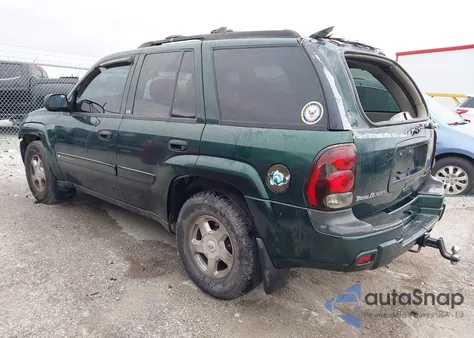2002 Chevrolet Trailblazer Ls from USA, damaged, VIN 1GNDT13S922395323